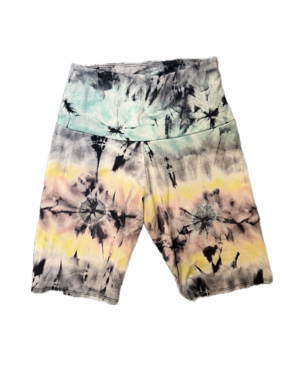 Onzie Pastel Tie-Dye High-Waist Bike Shorts